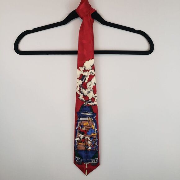 Disney Atlas Design Mickey and Friends Silk Tie - Picture 2 of 7